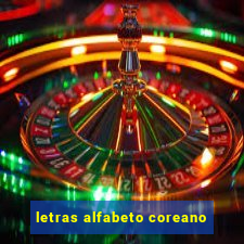 letras alfabeto coreano